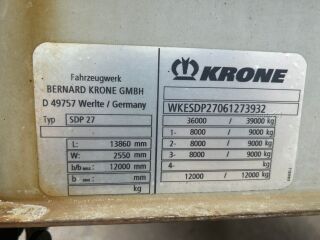 Krone SDP 27ELB2-CS
