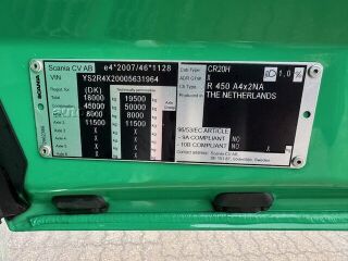Scania R450 +SMART 2 EURO 6 331kW