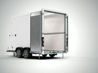 Brian James Trailers Box Van - furgoonhaagis 4,00x1,80m 3500kg valge