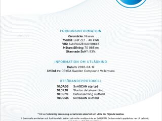 Nissan LEAF N-Connecta 40KWH Facelift 90кВ