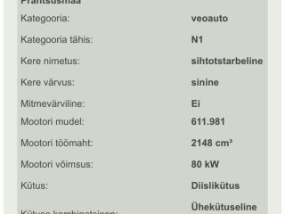 Mercedes-Benz Sprinter 2.2 80кВ