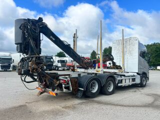 Volvo FH 750 6X4 + RETARDER + HIAB CRANE 552kW