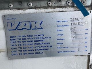 Volvo FE 320+ kahe Lumikko külmutus agregaadiga EURO 6 235kW