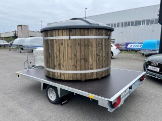 Tiki Treiler Platvormhaagis 3x2.08 tünnisauna haagis