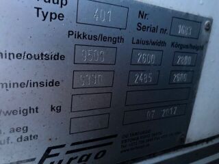 Volvo FM 410+FULL AIR+LUMIKO L7 BOX LENGHT 9330 EURO 6 302kW