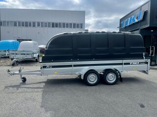 Tiki Treiler Keevis PRO 400-DLH 4.0x1.5 Kaanega kastihaagis