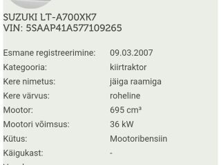 Suzuki King Quad 36кВ