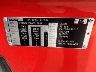 Scania S500 EURO 6 368kW
