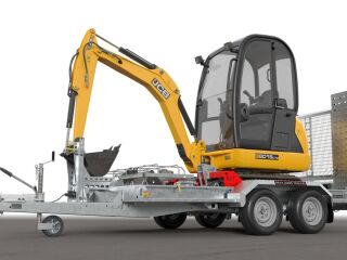 Brian James Trailers Digger Plant2 2,80x1,30m liikurmasinate haagis 270