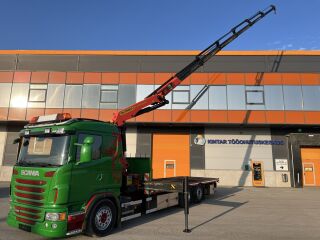 Scania G440 6x2 + CRANE PALFINGER PK22002EH 324кВ