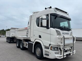 Scania R580 6x4 EURO6 + RETARDER +   BOX + VIBRATOR 427kW