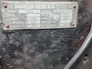 Mercedes-Benz 170S 1.8 29kW