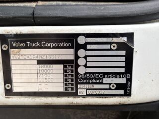 Volvo FL 250 4x2 EURO6 + LIFTING BOX 188kW