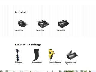 KINGWAY MINI Hydraulic excavator 6kW