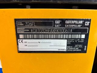 CAT / Caterpillar 326 FL 152кВ