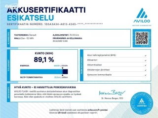 Renault Zoe Intens R135 52kwh Facelift 100kW