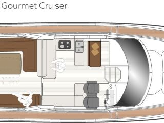 Marex 440 Scandinavia/Gourmet Cruiser 2 x DPI Volvo Penta D6-440  2x440hp  + Joystick