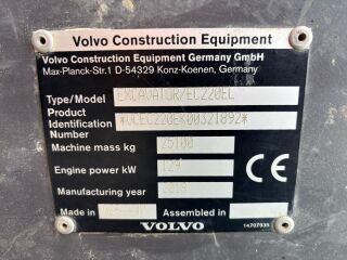 Volvo EC220EL 129kW
