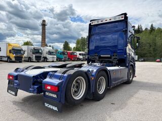 Scania R650 6x2 + RETARDER + PTO + DOUBLE BOOGIE + CRANE  478kW
