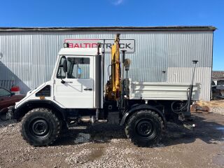 Mercedes-Benz Unimog 3-KÜLJE KALLUR + KRAANA