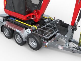 Brian James Trailers Cargo Digger Plant2 3,7x1,7m liikurmasinate haagis