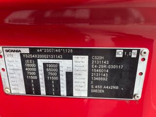 Scania S450 A4*2NB 331kW