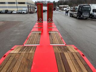 Kässbohrer Lowbed LB3E + PÖÖRAV + TÕSTETAV TELG
