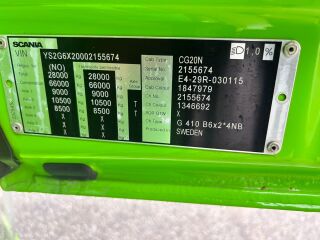 Scania G410 6X2*4 + RETARDER + SIDE OPENING EURO 6 302kW