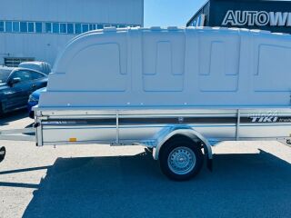 Tiki Treiler Keevis 350-LH 3.5x1.5 Plastkaanega kastihaagis
