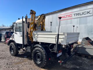 Mercedes-Benz Unimog 3-KÜLJE KALLUR + KRAANA