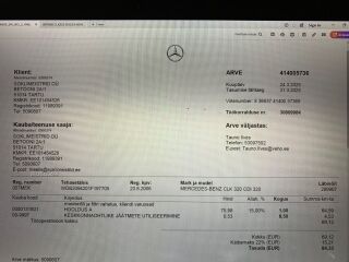 Mercedes-Benz CLK 320 AVANTGARDE 3.0 V6 CDi 165kW