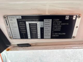 Scania G 500 6x2 368kW