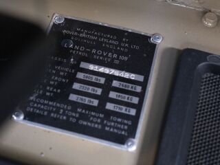 Land Rover Series III 3.5 V8 67kW