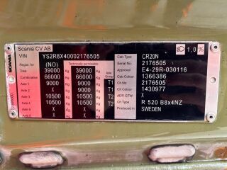 Scania R520 8x4 382kW