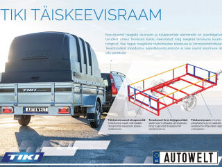 Tiki Treiler Keevis PRO 400-DLH 4.0x1.5 Kaanega kastihaagis