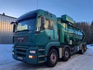 MAN TGA 35.480 8X2-4 BL DRY VACUUM 353kW