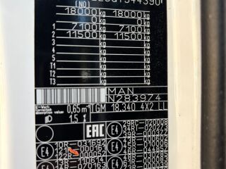 MAN TGM 18.340 4x2 EURO6 + SIDE OPENING BOX EURO 6 251кВ