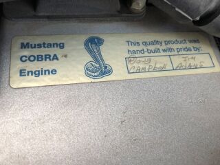 Ford Mustang SVT Cobra 4.6 V8 DOHC 227kW