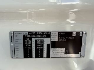 Scania S560 A4X2EB 13.0 412kW