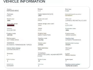 Mercedes-Benz CLS 320 CDI 3.0 165kW