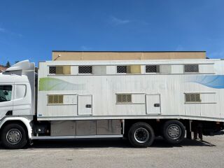 Scania P450 6x2*4 EURO6 + RETARDER + TWO FLOORS 331kW