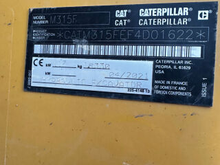 CAT / Caterpillar M315F Enqcon pöördpea 4.4 117kW