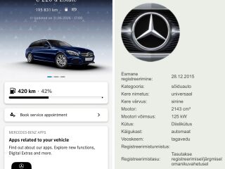 Mercedes-Benz C 220 Avantgarde 2.1 R4 125kW