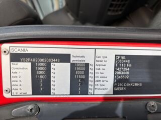 Scania P280 4x2 EURO5 ULEFOSS Box EURO 5 206kW