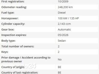 Mercedes-Benz E 220 AVANTGARDE 2.1 BlueEfficiency 100kW