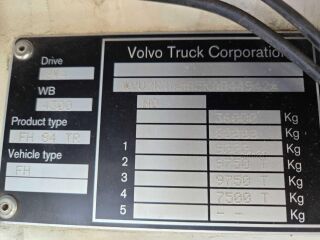 Volvo FH 540 8X4 CHASSY 405kW