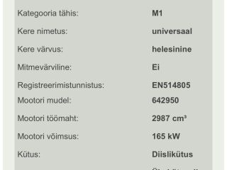 Mercedes-Benz R 320 3.0 V6 TDI 165kW