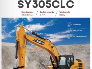 Sany SANY SY305LC 32 tonni 209kW