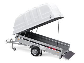Brentex-Trailer BREN-3015N plastikkaanega keevisraamil