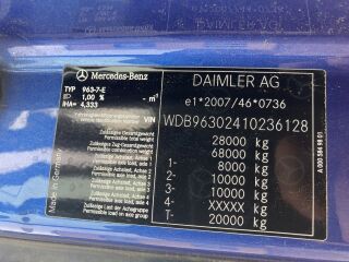 Mercedes-Benz Actros 2663 EURO 6 +6x4+ RETARDER+LOGLIFT CRANE 460kW